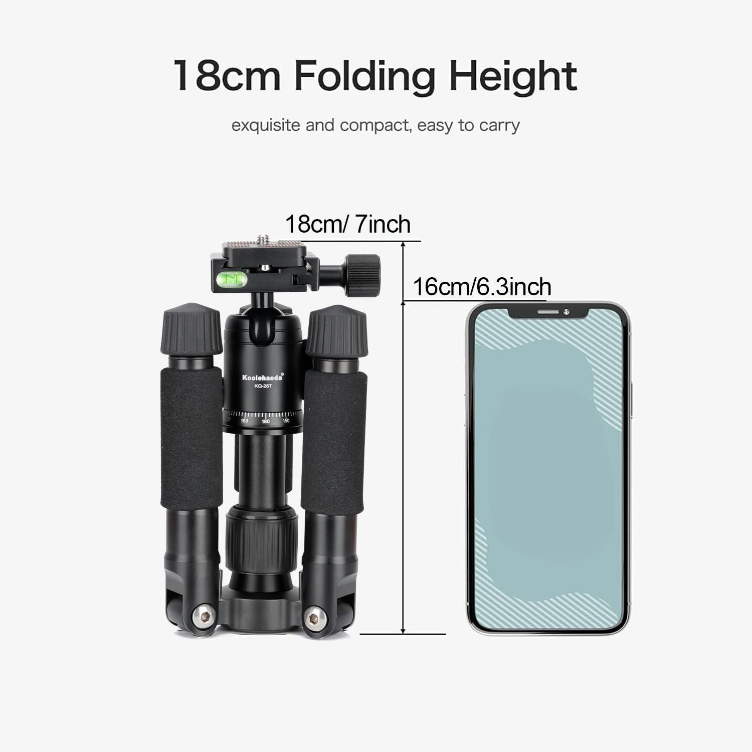 حامل الكاميرا والجوال الاحترافي Koolehaoda KQ-28 - الرفيق المثالي لكل مصور
هل تبحث عن التوازن المثالي بين الأداء القوي والحجم الصغير؟ الحامل الثلاثي من Koolehaoda مصمم خصيصاً للمصورين وصناع المحتوى الذين يتنقلون باستمرار. بفضل تصميمه المبتكر، يمكنك الآن الحصول على لقطات سينمائية ثابتة في أي مكان!
لماذا تختار هذا الحامل؟
تصميم "فائق المدمج": بارتفاع مطوي يبلغ 18 سم فقط (حوالي حجم الجوال)، يمكنك وضعه في حقيبة الظهر أو حتى في جيب الجاكيت دون عناء.
رأس كروي احترافي (Ball Head): يمنحك حرية كاملة في الحركة بزاوية 360 درجة، مع ميزان ماء مدمج لضمان استقامة اللقطة ودقتها.
ثبات فائق: أرجل قوية مزودة بمقابض إسفنجية مريحة لسهولة الإمساك ومنع الانزلاق، مما يضمن أمان معداتك الغالية.
متعدد الاستخدامات: مثالي لكاميرات الـ DSLR، الكاميرات عديمة المرآة (Mirrorless)، وكذلك الهواتف الذكية.
جودة تصنيع عالية: مصنوع من مواد متينة تتحمل الاستخدام الشاق في الرحلات والمغامرات.


**إذا كنت صاحب هذا الإعلان وتريد حذفه لأي سبب، رجاءا أرسل رسالة إلى الدعم الفني**