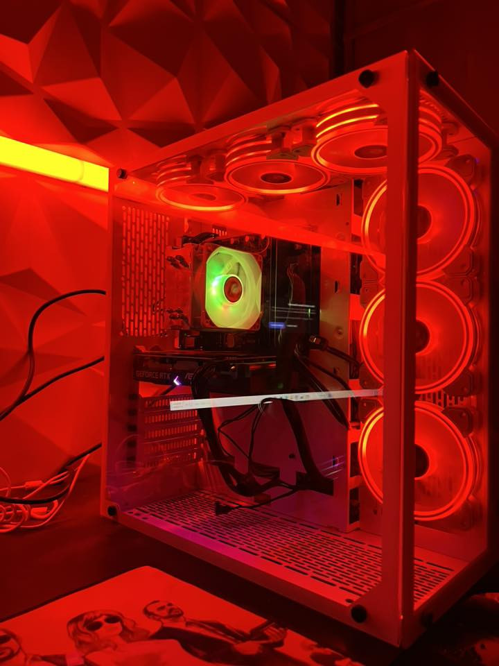 السلام عليكم
تجميعة للبيع 
Intel@ Core™ i5-12400F
ASUS Dual RTX 3060 
M.B: ASRock H610M-HVS/M.2 R2.0
RAM:LEXAR 16 GB 3200 Mhz
P.S: Antec VP550P Plus
SSD: LEXAR 256GB 
HDD 1T
Caes: ALEXANDER WEISE 6 Fan RGB

السعر 825 الف دينار 
بغداد الدورة 
***********
