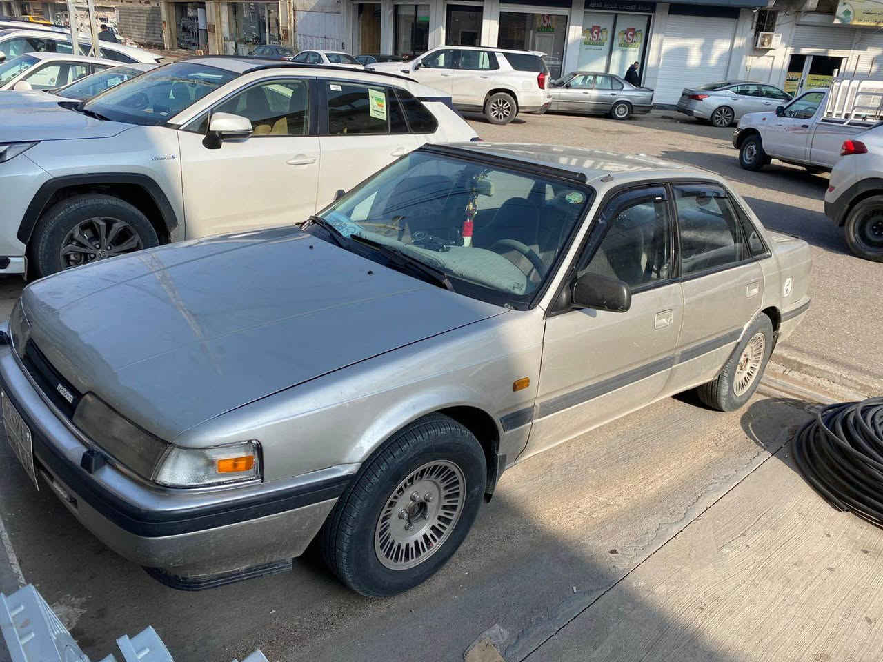 مازدا 626محرك 8بخ موديل 1991
پيشو پشت كةپسة بي 
ليدراو 
سةنةوي يةك مانگة بةسةر چوة 
زمارةي موبايل *********** كركوك, العراق
