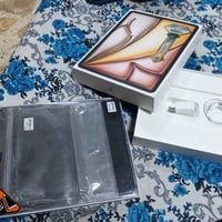 ايباد Air 13  معالج M2 جديد ما مستخدم  بطاريه 100 مشحون 1  مع كامل ملح...