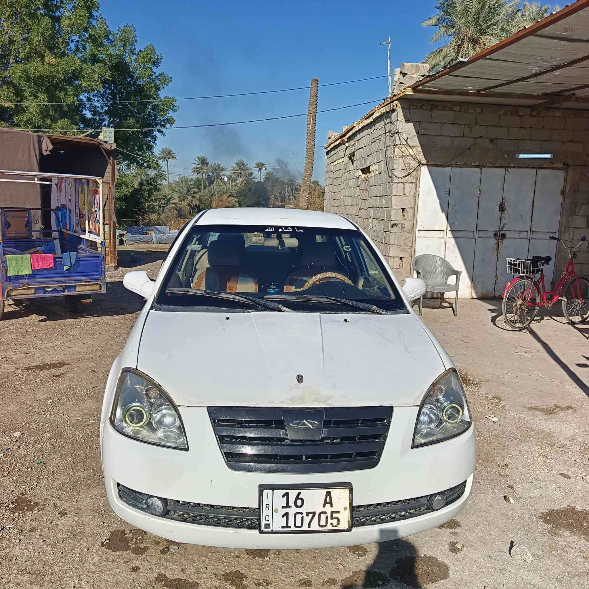 السلام عليكم شيري A5 موديل  13
كير عادي  مكينه وتفرعاتها لوك جديدة البارحة شديتها
شرط بطنها صفره بعدها حاوية كهربائيات كلها شغالة سنتر لوك تخم تاير جديد حداديه 70%
 دوشه وداخل نظيفة كلش تبريد شغال شاشة تاب مع كاميرامابيها خياس ابد معمرهن
رقم انكليزي باسمي السعر 40  وبيها مجال 
العنوان الديوانية قضاء الشامية
رقم الهاتف ***********
