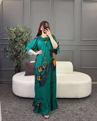 دشداشة نسائي • خامة كشمير • فري سايز ٩٠ كيلو