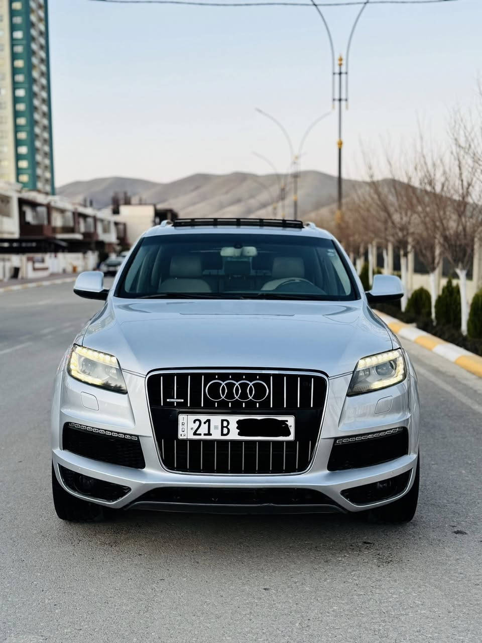 بسم الله الرحمن الرحيم
ئاودى Q7 S-line Quattro 2012 فول مواصفات ١/١
مواصفات خليجي وكالة شريكة سردار ضمان دولي
لون سلفر
------------------------------------------
مكان🌆: سليمانى                سعر💵: 131$
هاتف☎️: *********** 
                                               
    
------------------------------------------
محرك سته سلندر V6 3.0L سوپه ر چارچ محرك بنزين
گير و محرك بشرط مابي سوت و دغان و صرف  خلل مابي
ماشية 105 الف حقيقى
------------------------------------------
سيارة حيل حيلوة جديد ماشالله
بدون صبغ 
سيارة كل على وضع بيلادي
سنوي بسمي تحويل نفسل يوم  
سنوي و ارقام جديد ٢٠٣١
-----------------------------------------
مواصفات
{ بصمة - پانوراما - داخل اصفر - صندوق شفت - ٣ پردة - ماوس - ٧ راكب - كشنات جلد - كشنات كهربا - سيدي بوكس - تبريد مركزي - كاميرا - حساس خلفي و امامي - لايت ليد - ڤوليوم - تحديد سورعه - وبعد )
-------------------------------------------
اربع تايرات و ويل بيلادي جديد
ته حويل غه رامة بشرط سنوي بأسمي
سيارة شرط بدون اى نواقص گير و محريك و حدادي و كاهرباى كولة بشرط
--------------------------------------------
بسم الله الرحمن الزحيم
‏ AUDI Q7 quattro S-line 2012
ئاودى موديل Q7 S-line 2012فول فول مواسفات پانؤراما
مواسفات خليجى سفرى شه ريكه ى سه ردار زه مان
ره نگى سلفه ر 
-----------------------------------------
شوين🌆: سليمانى              سعر 💵: 131$
موبايل☎️: ***********
                                    
-----------------------------------------
مه كينه V6 شه ش بستؤن 3.0 سوپه ر چارچ به نزين
گيرو مه كينه ى به شه رت
سه وت و سه رف و خه له لى نييه به شه رت
 105 هه زار حه قيقى رؤيشتوه

-----------------------------------------
بي بوياخه 
زؤر جوان ماوه ته وه و نمونه يه له جوانيدا
به ناوي خومه وه يه سه نه وي تا ٢٠٣١ تازه يه
-----------------------------------------
مواسفات
( به سمه - پانؤراما - ناوزه رد - په رده - سندوق شه فت  - كوشن جلد - ماوس - سيدى بؤكس -سئ ريز كوشن - ته بريد مه ركه زى -  كاميرا - حاسه ى پيش و دوا - لايت ليد - ڤؤليؤم - تحديد سورعه - زؤر مواسفاتى تر )
------------------------------------------
چوار تايه ويلى تازه ى و كامل سيرڤزى بؤكراوه
سه نه وى به ناوى خؤمه وه يه
ته حويل و غه رامه به شه رت
{{ گير و مه كينه و كاره باى و هه موو گيانى به شه رت }}
------------------------------------------
