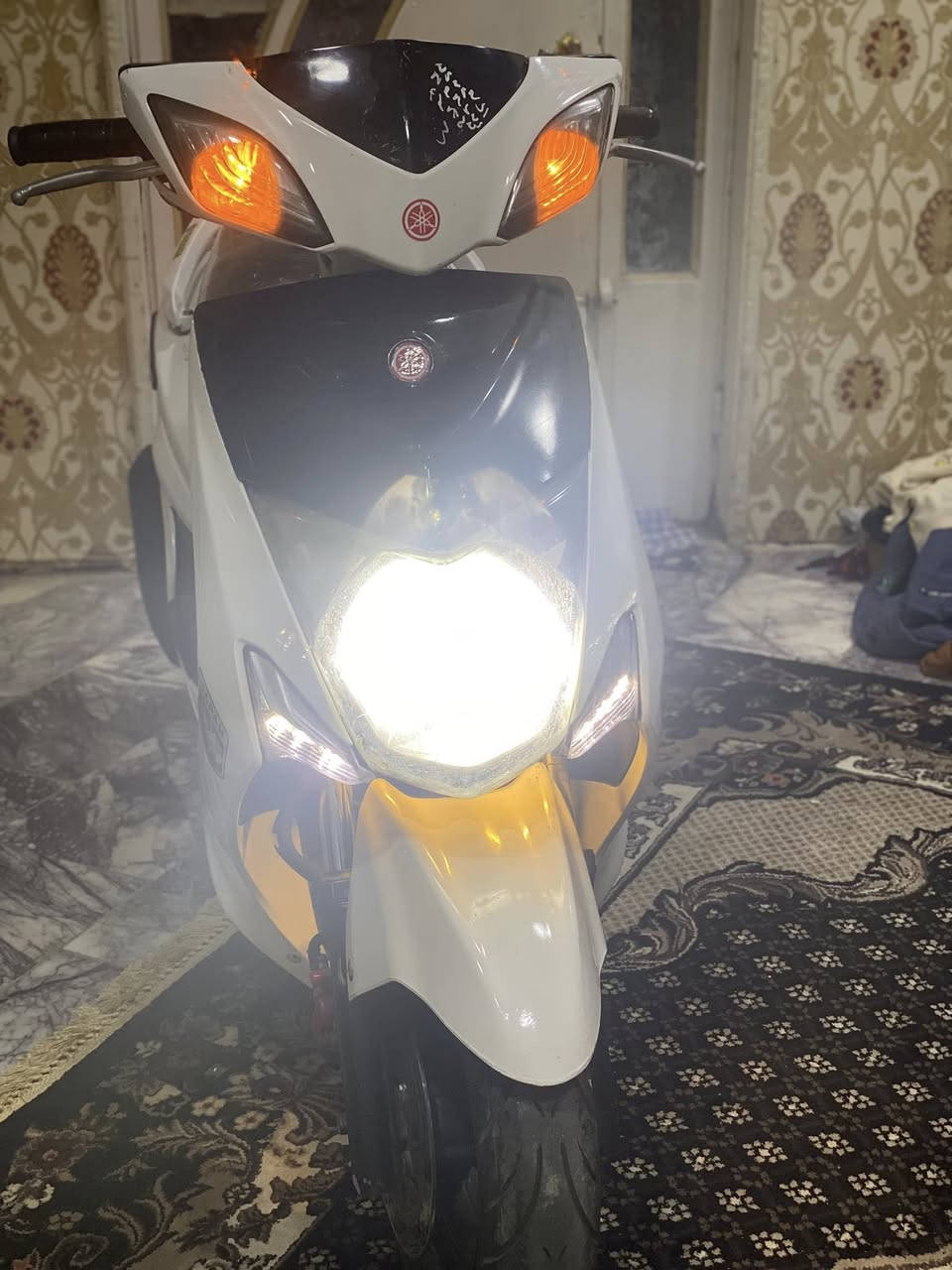 سكنس لد نوزل خطين نكره سلف طلاعات قبق نفخ ياباني هندر ستان حساس بس ملغي حاليا الدراجه مكينه مكفوله مامفتوح برغي خرسه بحاله الوكاله قبل شهرين من نازله رمبه داخل رماني نضافه الكفرات 80/100 اي نقص مابيه كلشي شغال السعر 1150 وبيه مجال حك الجيه بياع شراي لاتدخل دراجه مال جناني هـ***********
