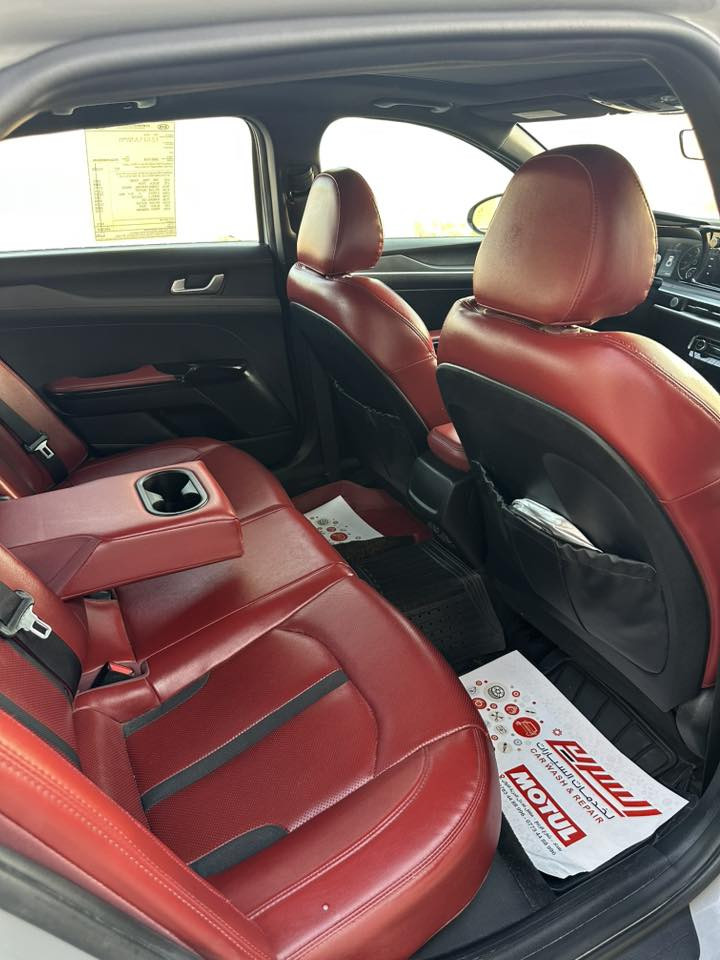 السياره جي 
تي لاين KIA K5  وارد امريكي
 موديل 2022
مواصفات فووول
--(بانوراما)
_محرك 1600 تيربو 
_بصمه تشغيل +بصمة ابواب
ــ 4 انضمة قيادة
_ شاشه كبيره
_تشغيل عن بعد
_لايت زينون ٣ عدسات
ــ لد نهاري
_ ترحيب عند الاقتراب
ــ قيادة ذاتية
_تحديد المسار
_النقطه العمياء
_رادار امامي جانبي خلفي
ــ توقف ذاتي
_فول تحكم ستيرن
ــ ستيرن رياضي حرف D
_كامره خلفيه دواره
_ شاشه كبيرة وايضا تدعم GPS
_كشنات جلد GT line
ــ كشن السائق كهربائي
_سايد بريك دكمة
ــ اوتو هولد
_اشاير بلمري الجانبيه
_بانوراما
عنوان السياره بغداد
للاستفسار ***********
السعر 145
