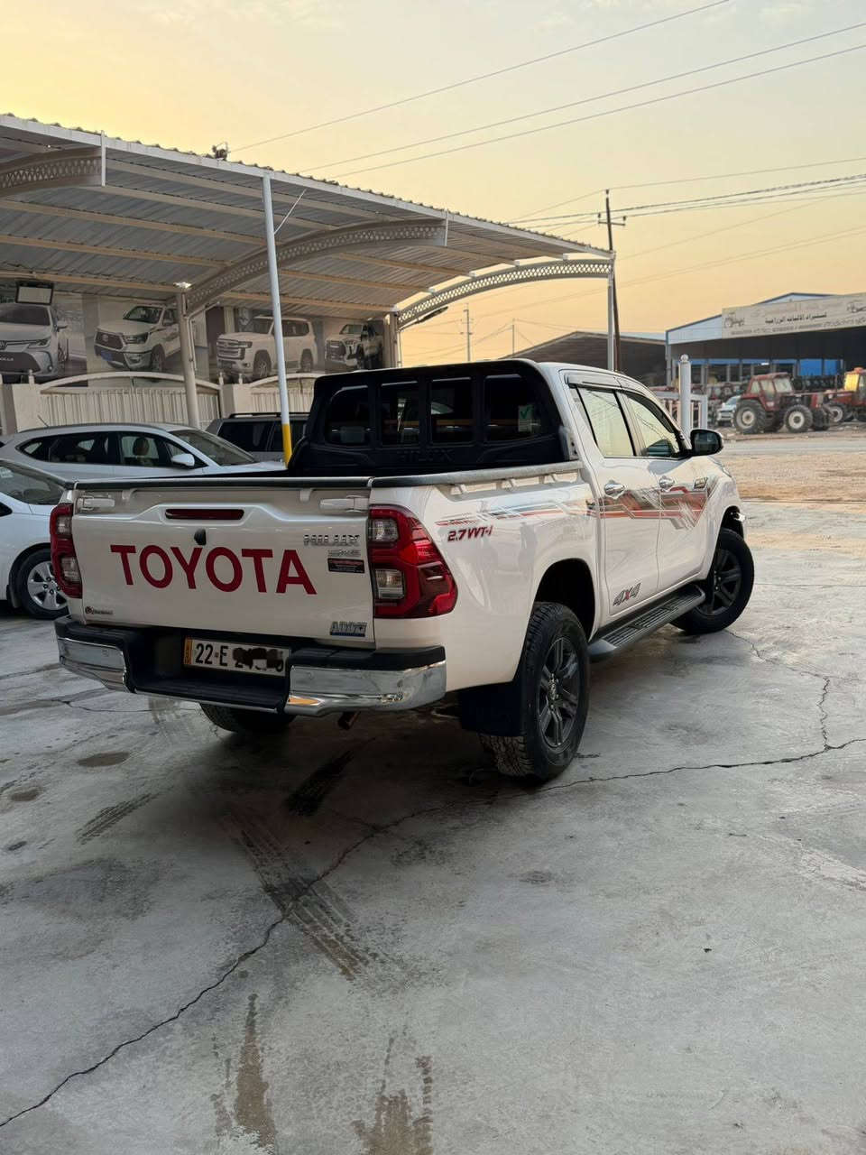 معرض الحسن لتجارة السيارات
العنوان واسط الزبيدية 

تيوتا هايلوكس 2023
ساز 
ماشيه 38 الف حقيقي 
 كير اوتماتيك 
تبريد كشنات
محرك 4 سلندر 

مكفوله كفاله عامه 

السعر 315 وبيها مجال 

***********

إشارة الأصدقاء
