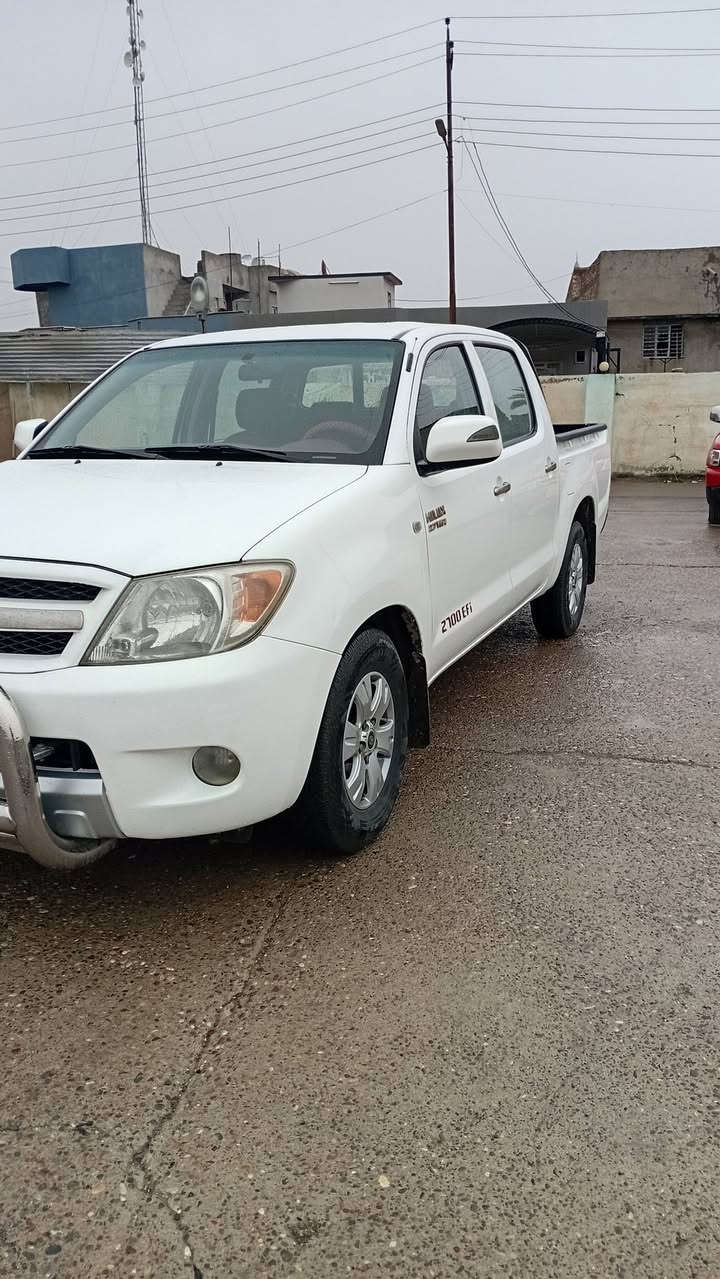 السلام عليكم ورحمة الله وبركاته 
*** تويوتا..هايلوكس.  ٢٠٠٨ ***
* شركه السيد نهرو وسيد محمد *
السيارة : شاصي X19 
رقم : أربيل 22 
السياره: رقم هزه سنوية جديد 
#ملاحظة: السياره محرك ما مفتوح بدون صوت راجس 
المواصفات: 
صاج اصلي 
بطل _ اي بي اس 
كشن جك 
دبل فيت بام 
#السعر : ١٦٨ $ بيها مجال 
#العنوان: الموصل _ الحمدانية. 
#الاتصال: *********** _ ***********
