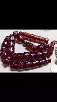 سبحة مسكي • انتيك قديمة • فضة حلبي