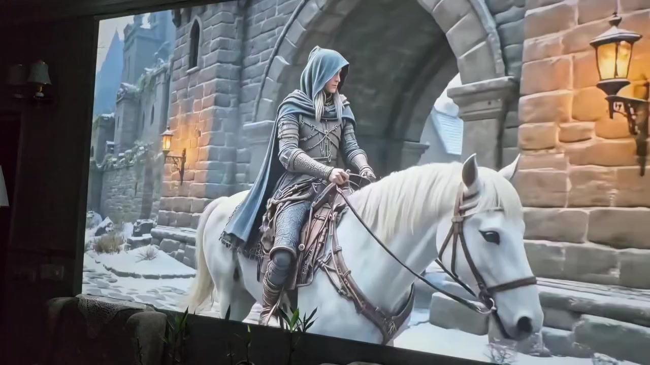 (Projector) طراز CAIWEI A10Q.
بدقه عاليه فول HD
يتميز بدقة عرض يدعم 4K Ultra HD لتفاصيل حادة وواضحة. 

يوفر سطوعًا عاليًا يصل إلى 3500 ANSI ، مما يجعله مناسبًا للاستخدام حتى في الغرف المضاءة. 

يعمل بنظام اندرويد مدمج لسهولة الوصول إلى خدمات البث والتطبيقات. 

يتضمن تقنيات متقدمة مثل التركيز التلقائي بالليزر (ToF+CMOS) و Bluetooth و WiFi 6.
كذلك اوتو كيستون بطعنا ممكن وضعه في زاويه
تدبيقات كامله نتفلكس رسمي
يتيوب
سوق بلي
تنزيل كافت التطبيقات سينمانا او iptv
الوان مشبعه للصوره سماعات
10w صوت محيطي واضح جدا
اخوان ملاحظه
الجهاز غالي وجديد ما مستخدم يعني ليس امزون
الي يدور اجهزه قويه يتواصل ويانه ويدلل الاسعار والتفاصيل واتس اب
***********
