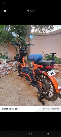 دراجة شحن • ٥ بطاريات • تمشي ٤٠كم