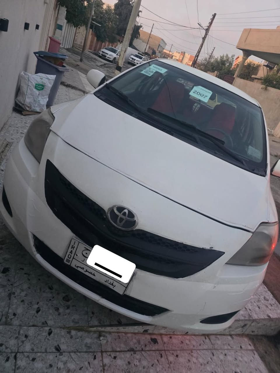 يارس موديل ٢٠٠٨ اوتماتيك...
صدر وتخم تاير جديد 
   رقم بغداد مشروع وطني
 الشرعي موجود شرط التحويل 
بدون حادث مرشوشه عام جماليه 
المكان الحويجه... السعر ٦٣ 
الاتصال بالرقم ***********
