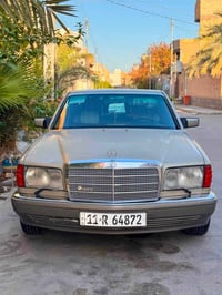300SE -1989مارسيدس رئاسي كير و محرك بلادي عنكبوت ( قبق اسود)  سياره بل...
