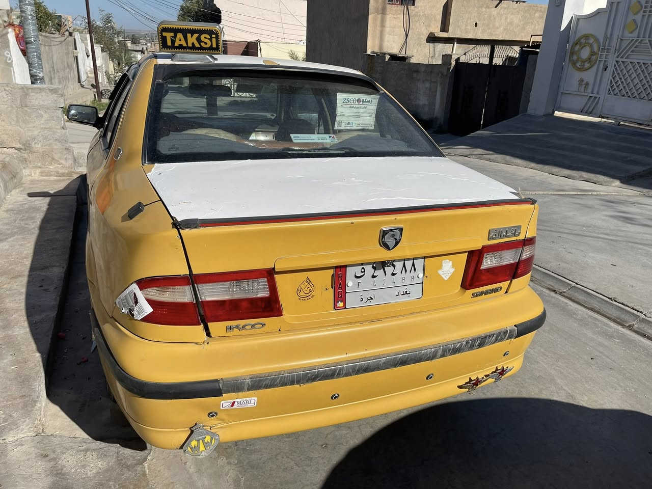 السلام عليكم
سمند موديل 2012 كرستال ناطق رقم بغداد مشروع وطني ضربه جاملغ خلفي خفيف بيه خياس بدوسات خفيف على كد شبر صبغ مابي السياره مكفوله من الصبغ تبريد شغال تدفئه شغال كامرا امامي خلفي شغال داخله جديد غرفته نظيف لايتات جديد بلاجكتورات نظيف كلها زنون كير او محرك بشرط شلعه قوي يشلع الكاع سنتر لوك شغال كهربائيات كلها شغال سعره 34 بيهه مجال حق الجيه مكاني ديالى خانقين  

للاستفسار الاتصال على الرقم //***********
