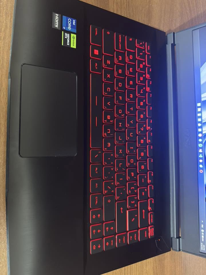 MSI Thin GF63 12VE Gaming Laptop
CPU: Intel Core i7-12650H (12th Gen, 10 Cores)

GPU: NVIDIA GeForce RTX 4050 Laptop GPU 6GB

RAM: 16GB DDR4

Storage: 256GB SATA III SSD

Display: 15.6" Full HD (1920×1080) 144Hz

Wi-Fi 6 & Bluetooth 5.2

Backlit Keyboard

Windows 11 pro

$620

%99 Clean

*********** WhatsApp
