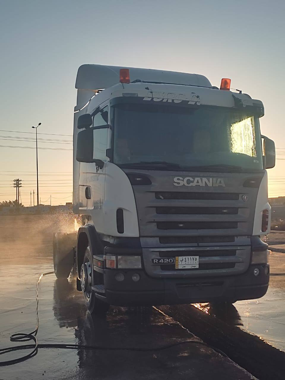 السلام عليكم سكانيه تك مسجله راس مقطوره للبيع مديل 6 تحويل سنويه ميسان 28 سياره كفاله  للستفسار اتصل ***********
