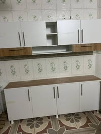 كاونتر خشب • ٢م عرض • ١٫٢٠م حوض مرمر