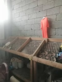 ميز خشب ثقيل • طول 5م • مناسب للبقالة