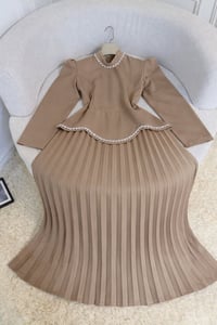 فستان • خامة دابل تركي • مقاسات ٣٨-٤٨