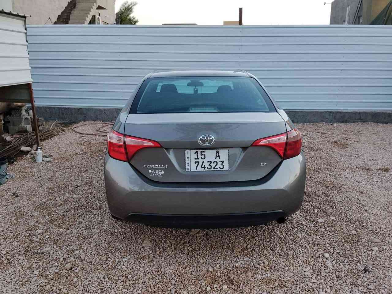 كورلا موديل 2017 
LE
كامله من كل شي 
تخم تاير جديد 
رقم انبار وشرط التحويل 
السعر 125 وبيها مجال للطيبين 
للاستفسار الاتصال بالرقم 
‭0781 890 8982
