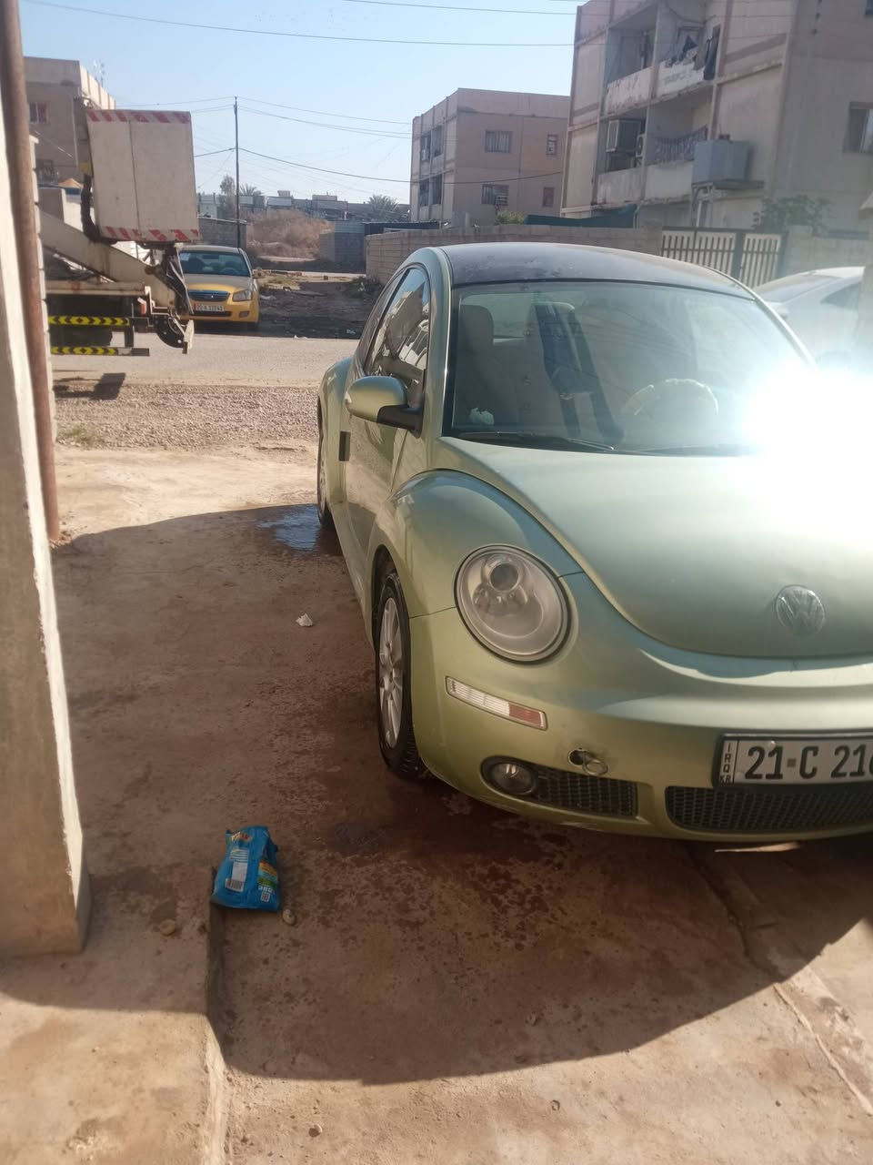 فولكس فاجن بيتل 2010 نظيفه للبيع رقم سليمانيه إنكليزي لون فستقي عنوان ديالى بعقوبة رقم الموبايل *********** السعر 75 ورقه وبيها مجال
