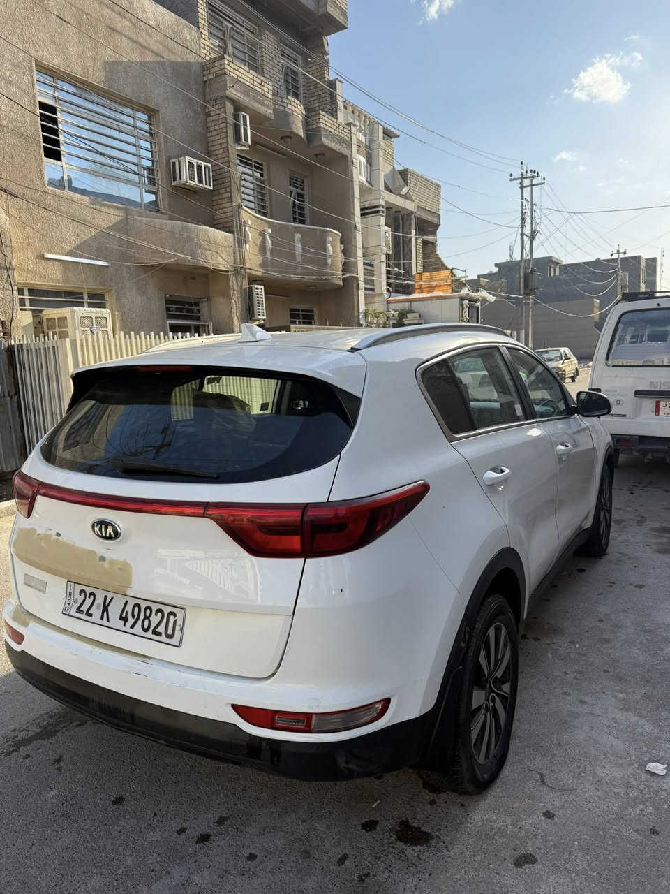 السلام وعليكم من رخصه الادمن 
كيا سبورتج رقم اربيل الجديد ٢٠١٧ بسعر ١٢٥ ورقه متوازي 
بدون مراوس فقط نقد بسم عربي تريد تحويل تريد وكاله 
سياره جاهزه وهذه حادثه موضح بصور بدون دواخل ابد شواصي لغود كفاله وهنا بالعراق بيها بابين صبغ 
بدون نقص ققط صدرها تعبان للأمانه مواصفات نص فول 
معروفه ماشيه ٩٧ الف اي استفسار ‭٠٧٨٩ ٠٨٣ ٤١٢٨‬
مكاني بغداد غزاليه
