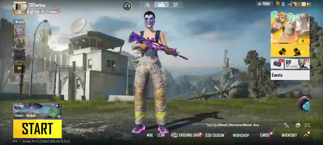 صلوا على النبي.حساب ببجي كوريه مستوا المجموعات 76 كدامكم كوريه كوريه .الحساب صرف وقوي . شوفت عينكم سعر 1300اكو مجال قليل للشراي


**إذا كنت صاحب هذا الإعلان وتريد حذفه لأي سبب، رجاءا أرسل رسالة إلى الدعم الفني**