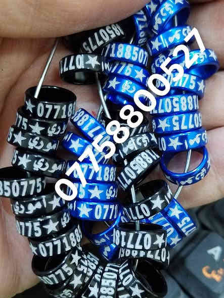 حجل طيرك وبسعار تنافسيه وشغل مضمون 👇❤️ حجول  وتوصيل لكل العراق والخبره بلعمل
من رخصت لمشرفين تريد حجل اصلي  ❤️ يوجد لدينا كل ماهو جديد عمل جميع  انواع حجول رابطه ستندر بنواعها حمام اللوت والزاجل والرافل والحمر وتور تيدي وطيور الزينه وباقي الطيور  بكافة انواعها  المغرد جاوه وبلابل  وفجانس وكناري وبادجي هاجرمو  وكوكتيل والدره وغندور وروز والحمام الملكي  ودجاج ومختلف النوعيات الالوان والموديلات حسب طلب الزبون الحجول والقياسيات موجوده بنواعها وتلبيس لطيور الكبار موجود حسب الطلب
الموثق والمفتوح وقراصات و المنيوم مفتوح الشغل درجة أولى حفر ليزر وحجول  والطيور بانواعها ملاحظه يوجد لدينا حجول زينه تراجي وحجل جرس خرخاشه واشرات وباقي الحجول بنواعها لكافه لطيور توجد خدمه توصيل لباب لبيت لجميع المحافظات العراق 🚕🚕 بسعر مناسب جدا للحجز مراسلة الصفحه او واتساب📱📞او الاتصال علئ الرقم او وتساب ملاحظه خبره بلعمل أكثر من 10 سنوات احذر التقليد 😍 لاتنسه لايك ومتابعه للحساب هدفنا تطوير الهوايه ولطيور لتعارف 😘 

***********
***********
