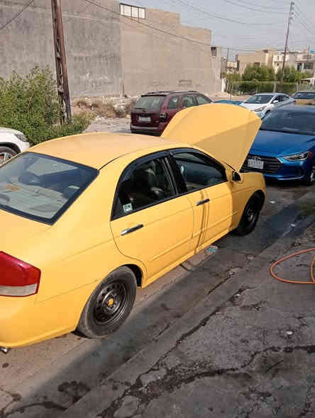 سلام عليكم كيا سبكترا موديل 2007 رقم جديد هزة جديده مصفره هيئه وغرامات مكينه كير تبريد خير من الله صدر بحالها جيده السعر 74$ عنواني بغداد حي الجهاد رقمي ***********
