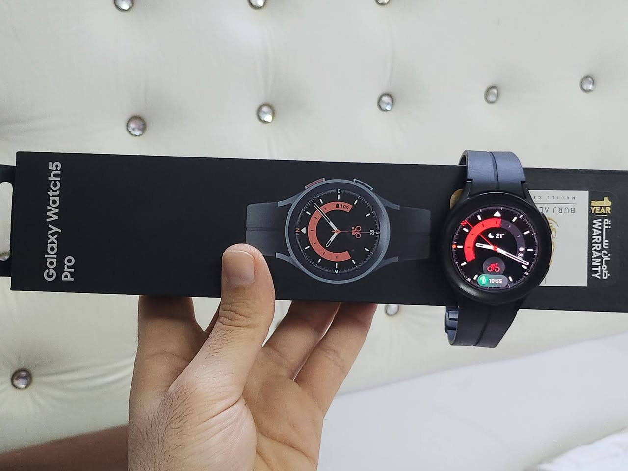 galaxy watch 5 pro 45mm
ساعة جالاكسي 5 برو نظيفة 99% بدون أي تلف بدون خدوش بحالة جيدة تأتي مع العلبة الأصلية والشاحن 150 ألف دينار مقفلة التوصيل متاح


**إذا كنت صاحب هذا الإعلان وتريد حذفه لأي سبب، رجاءا أرسل رسالة إلى الدعم الفني**