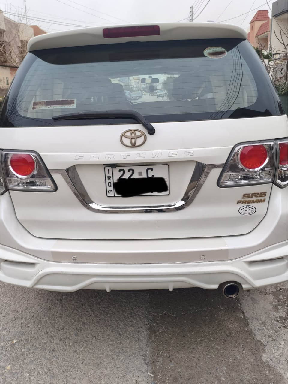 ٢٠١٣
یەک پارچەی سبوخە بێ ژۆری
دوو جێگای تعدیلە
گێر و مەکینەی بەشەرت نەکرایتەوە
سەنەوی و ژینگەی نوێیە
سەیارەکە جاهیزە 
*********** أربيل, العراق
