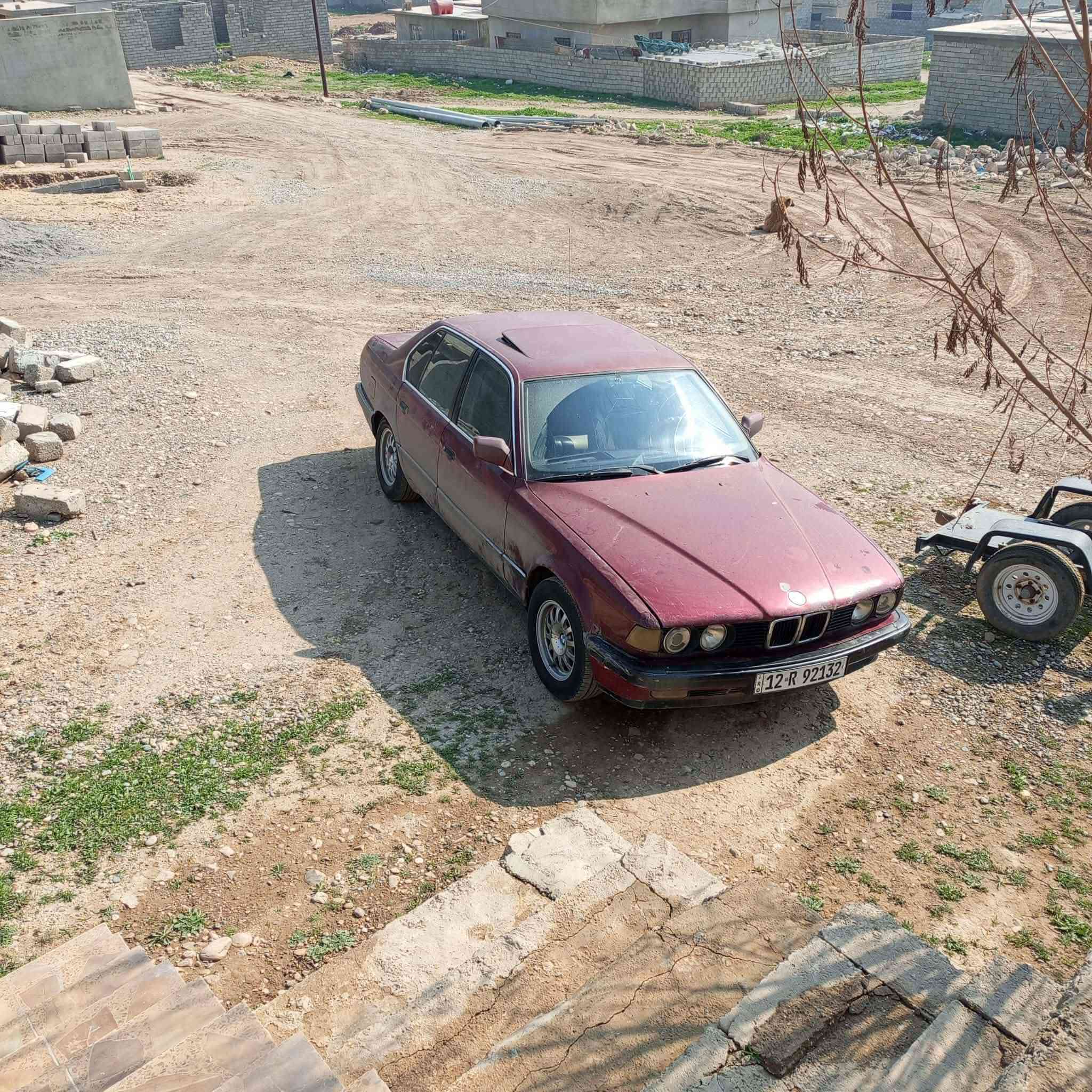 السلام عليكم 
بي ام حجم 730 موديل 91 رقم نينوى انكليزي السياره فول 
مكلف بالنشر 
الاتصال ***********
