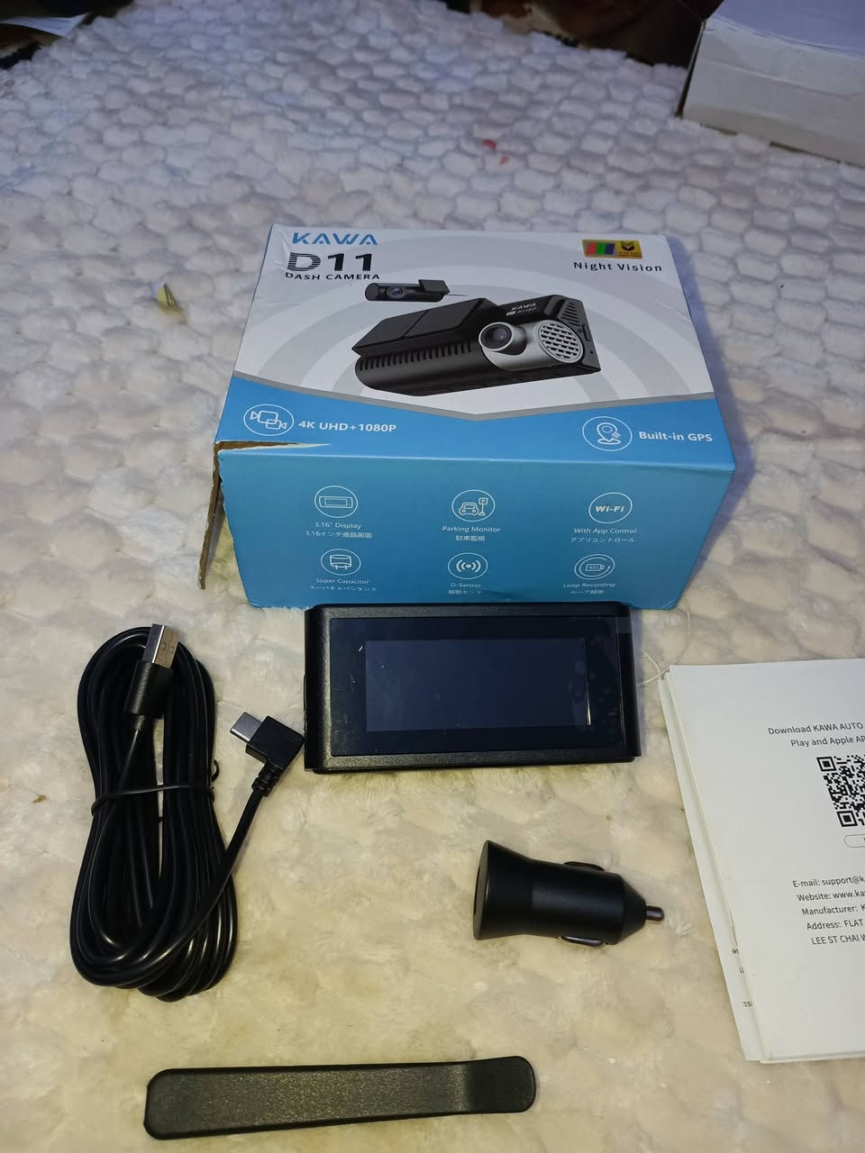 داش كام سيارة تصوير امامي خلفي المواصفات KAWA D11 هي كاميرا سيارة متقدمة تجمع بين أعلى جودة تصوير (4K أمامي و1080P خلفي)، وتقنيات تحسين الصور الذكية، ووظائف ذكية متكاملة مثل مراقبة السيارة أثناء التوقف، تسجيل الموقع والسرعة (GPS)، وتحكم مباشر عبر الهاتف دون الحاجة للإنترنت
.
الصناعة ياباني شركة سوني أعلى سعر


**إذا كنت صاحب هذا الإعلان وتريد حذفه لأي سبب، رجاءا أرسل رسالة إلى الدعم الفني**