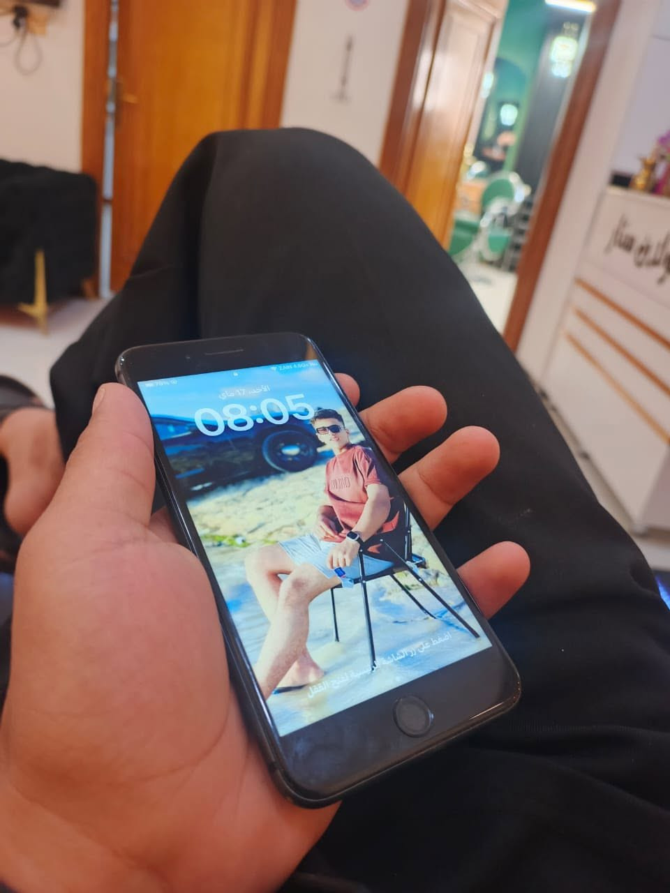 سلام عليكم للبيع 
ايفون ايت بلاس جهاز نضيف ممبدل بي اي قطعه بطاريه 75 بس بصمته واكفه جهاز كله شغال كامرته تخبل ذاكره 64 
للبيع او مراوس سعره 130 وبي مجال 
***********واتس او اتصال
كوت فلاحيه
