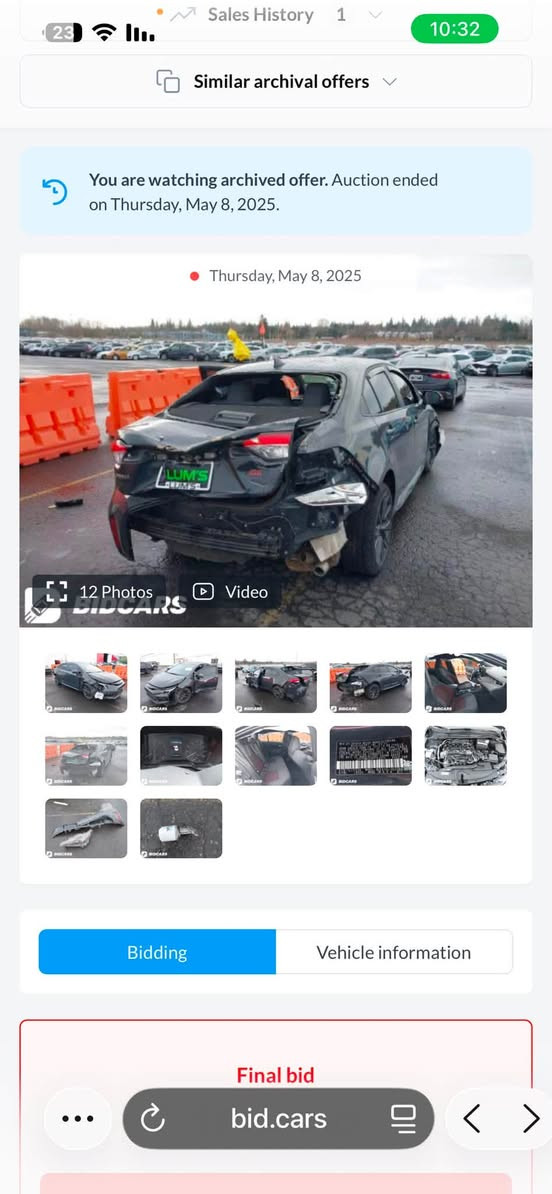 كورلا 2023 ماشيه 37 الف ميل قطعتين صبغ سياره se فتحه رادارات وباقي المواصفات العاديه سياره حلوه وبدون نقوصات لون سمنتي سعر 138 وبيها مجال  مكاني يرموك رايدها مراوس بدستروير  
***********
