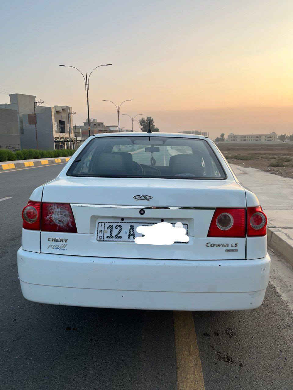 السلام عليكم 
شيري كوين 2013 سنوية 2029 رقم انكليزي جديد السيارة بدون صبغ فقط بيها ملاحظات بسيطة وتعديل بارد بسيط وتكحيلات  المحرك والكير شرط جديد طخم تاير جديد شاشه 
السعر 43 وبيها مجال بسيط 
الرقم *********** 
مكاني موصل موصل, نينوى
