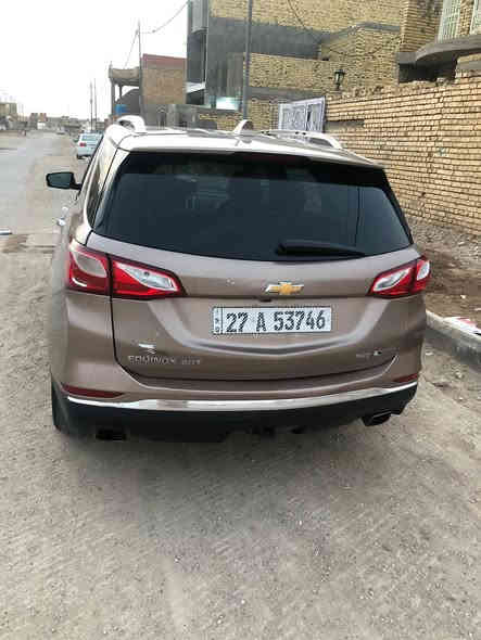 سلام عليكم 
شوفرليت أكوينكس موديل 2018 رقم ناصرية دولي 
‏‎ 
‏‎1 - شاشة كبيرة 
‏‎
‏‎2- حساس قياس ضغط الاطارات 
‏‎3- ويل كب 
4- سايد بريك بصمه
‏5- بصمات عدد 5 ، اربع ابواب + التشغيل .
‏‎6- التوقف الاوتماتيكي ، خاصية توفير الوقود .
‏‎7- مثبت ، سرعة ،، كروز ،، .
‏‎8- تحكم كامل بالاستيرن
9/ اواكس بلوتوث ، واي فاي 
10شاشة لكشف الاعطال مع عداد
11 تبريد قطعتين 
12 /كير اوتو 
13/محرك 4 سلندر ( 2000، توربو مكانه محافظة واسط مركز المدينه 
14/كامرا خلفيه دواره بنروما
السعر 121 بيه مجال للإستفسار *********** مكلف بل نشر اتصل على الرقم
