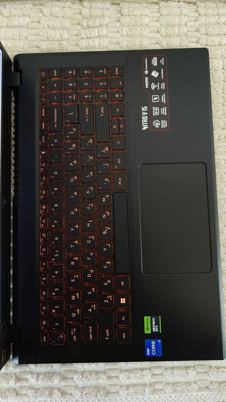 کوردی/عربي

ئەم لاپتۆپە ناوازەیە بەردەستە تەنها ٩جار کراوە بە شەحنەوە 
وە زۆر بەهێزە بۆ هەموو کارە قورسەکان 
گەرەنتی یەک مانگیشی لە گەڵدایە 

لابتوب مميز وشبه جديد (لُوك) متوفر الآن!"
المواصفات والحالة:
حالة البطارية: الجهاز حرفياً ما مستخدم، مشحون 9 مرات فقط! (يعني مخزون وجديد).
الأداء: الجهاز كلش قوي ومخصص للأعمال الشاقة، الكرافيكس، والألعاب القوية.
الضمان: أنطيك بيه ضمان لمدة شهر كامل (فحص وتشغيل) حتى تطمئن.
السعر: (1,100,000)
التوصيل: متوفر لكافة المحافظات 🚕
للحجز أو الاستفسار، راسلونا على الواتساب:
📞 (***********)
ACER NITRO V15
Cpu: Intel Core i7 13620H 13TH GEN
Gpu: RTX 4050 6GB
Screen: 15.6 IPS 165 HZ 
Ram: 16 DDR5 (5200 MHZ) slot free 1/2
Storage: 512 SSD NVME 
WINDOWS 11 PRO
🚕گەیاندن بەردەستە 
نرخی تەنها ١,١٠٠,٠٠٠
وەتسئەپ/ 
***********
*********** بغداد, العراق
