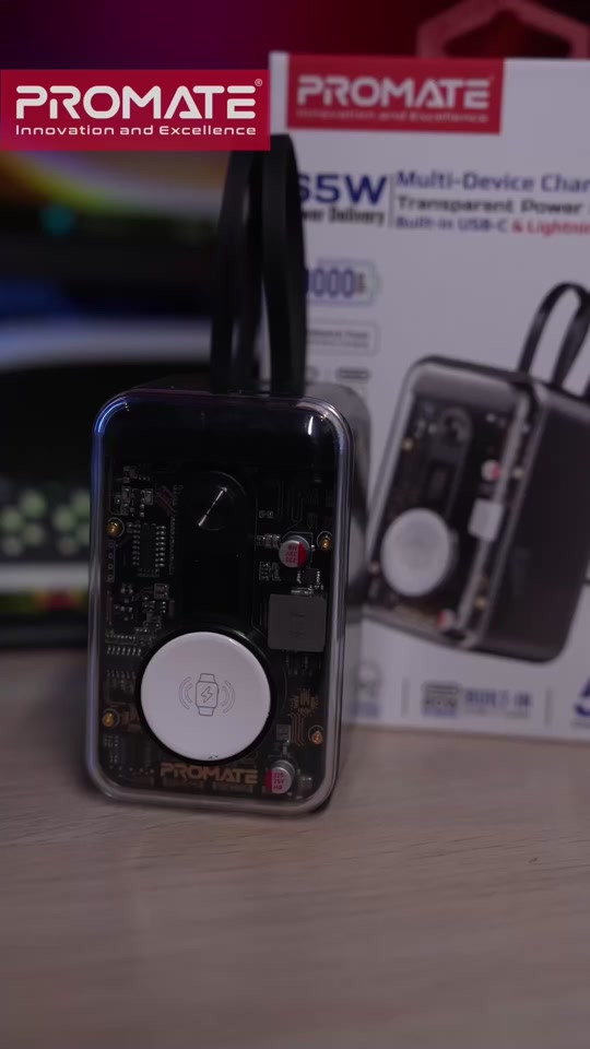 باور بانك Mavrix-20 من Promate 🔋⚡   قوة 20000mAh وشحن سريع 65W يخليك تشحن موبايلك، لابتوبك وحتى ساعتك بكل سهولة… تصميم شفاف يخطف النظر وأداء يعتمد عليه بكل مكان ✨ السعر 75 الف دينار للطلب يرجى مراسلة الصفحة  او مراجعة احد فروعنا  الفرع الاول / بغداد شارع الربيعي مجاور الكوخ (الطابق الثاني)  ***********  ☎️  الفرع الثاني / بغداد المنصور شارع مول بابلون قرب الأقواس  *********** ☎️ البيع جملة ومفرد  خدمة التوصيل متوفرة لجميع محافظات العراق او من خلال موقعنا الالكتروني  https://promate.iq/collections/wall-chargers-charging-stations #العراق. #اكسسوار #بروميت #شاحن_جداري #بربري_ستور
