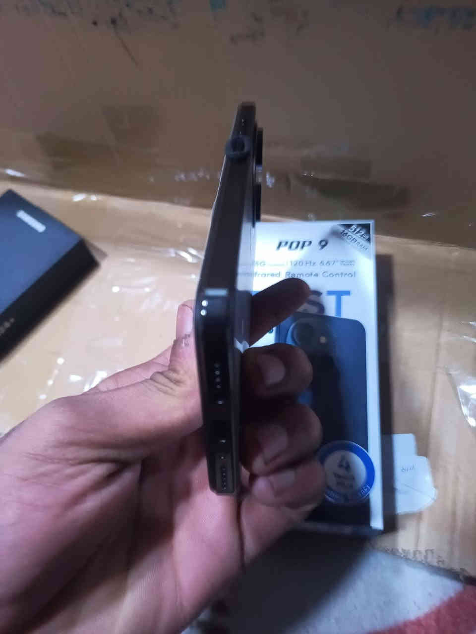 جهاز Tecno pop 9 كوبي جديد بلباكيت ما مستخدم ولا دقيقه بطاريه 5000 ذاكره 512 السعر 150 وبي مجال بسيط مكاني البصره القبله رقم الهاتف ***********
