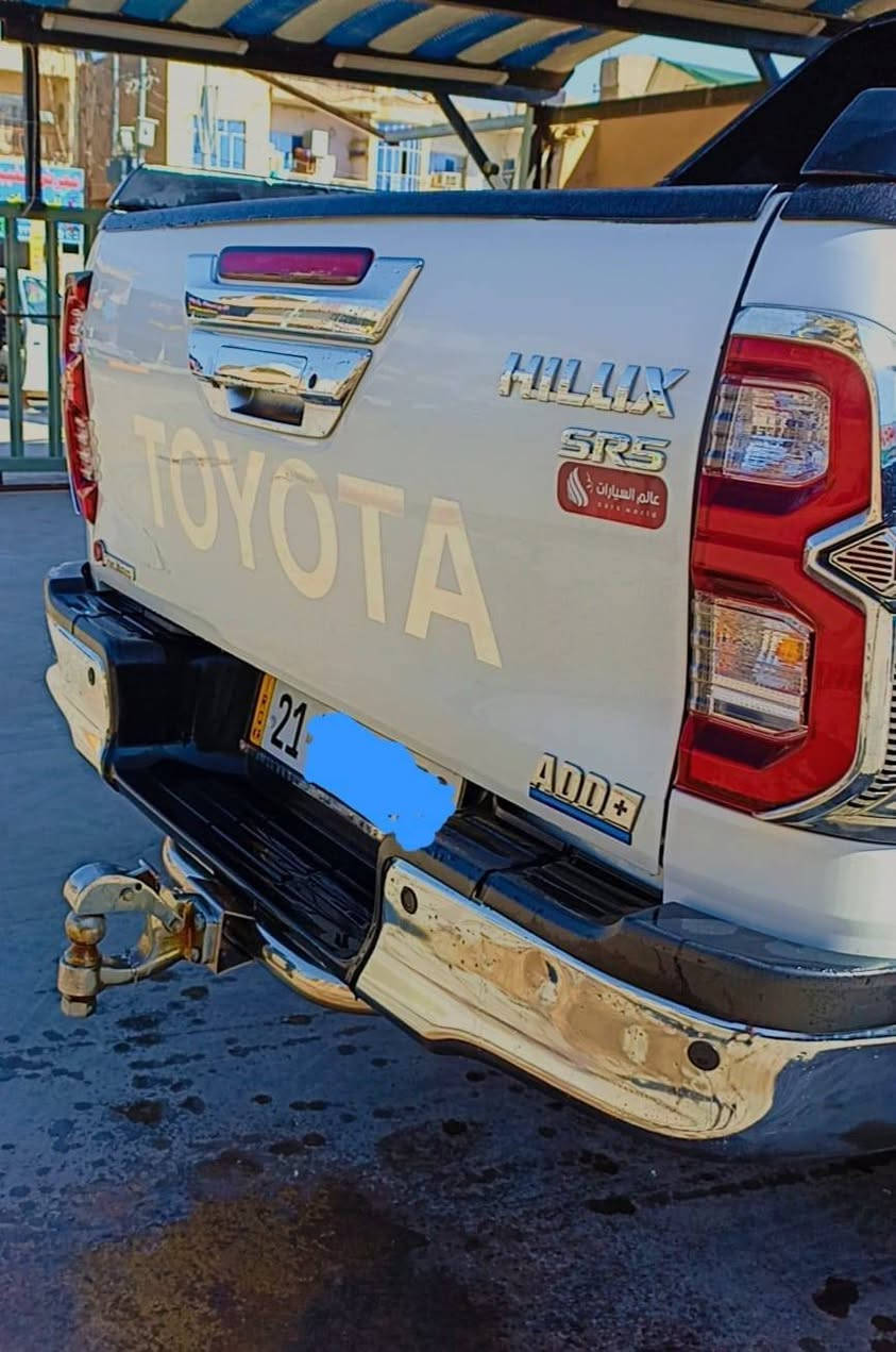 للبيع مراوس تويوتا هايلوكس ادفنشر SRS 2023 شركة ساز محرك v6 
فول فول مواصفات 6 سلندر فورويل        
ماشيه 125 الف حقيقي
رقم سليمانيه  تحويل ثاني يوم هزه فحص جديد
السياره مكفوله كفاله عامه كير محرك بشرط برغي ما مفتوح
سته سلندر V6 فور ويل كير اوتوماتيك
المواصفات 
.اربع كامرات 360 درجه
.مري شفط
.شاشه  
.بنيد جكات
.تبريد منفصل قطعتين 
.حساس امامي خلفي
.داخل اسود 
.بصمه تشغيل وابوب
وبعد بيها هواي مواصفات 
السعر 375ورقه وبيها مجال
العنوان ديالئ 
للاستفسار 
***********
