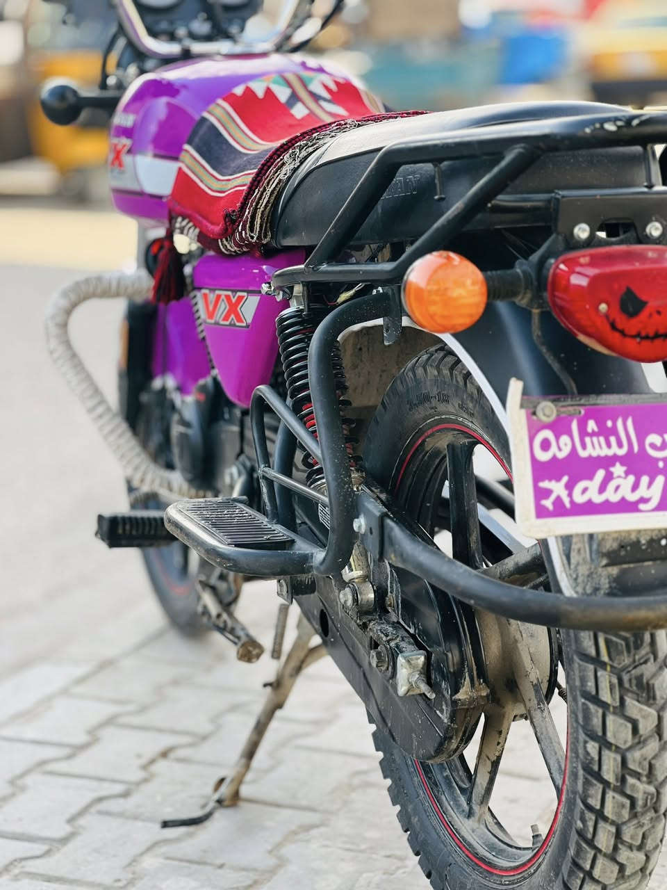 سلام عليكم 🫡
نوع الدراجه— دايون نفخ 
مديل—2023
لون الدراجه—بنفسجي
الدراجه—اوراق اصولي
حجم المكينه—200
مابيها نقص برغي 
كير ومكينه—خير من الله 
الدراجه علا الوضع البلاد—و مرتبه ترتيب خفيف وحلو 
الدراجه—انضف من الصوره 
كلشي شغال بيها— كهرباىيات هورن اشاير بك لايت دشبول كامله مكمله
السعر—خاص 
المكان—كربلاء مستشفى 🏥 الكفيل 
الرقم—***********
