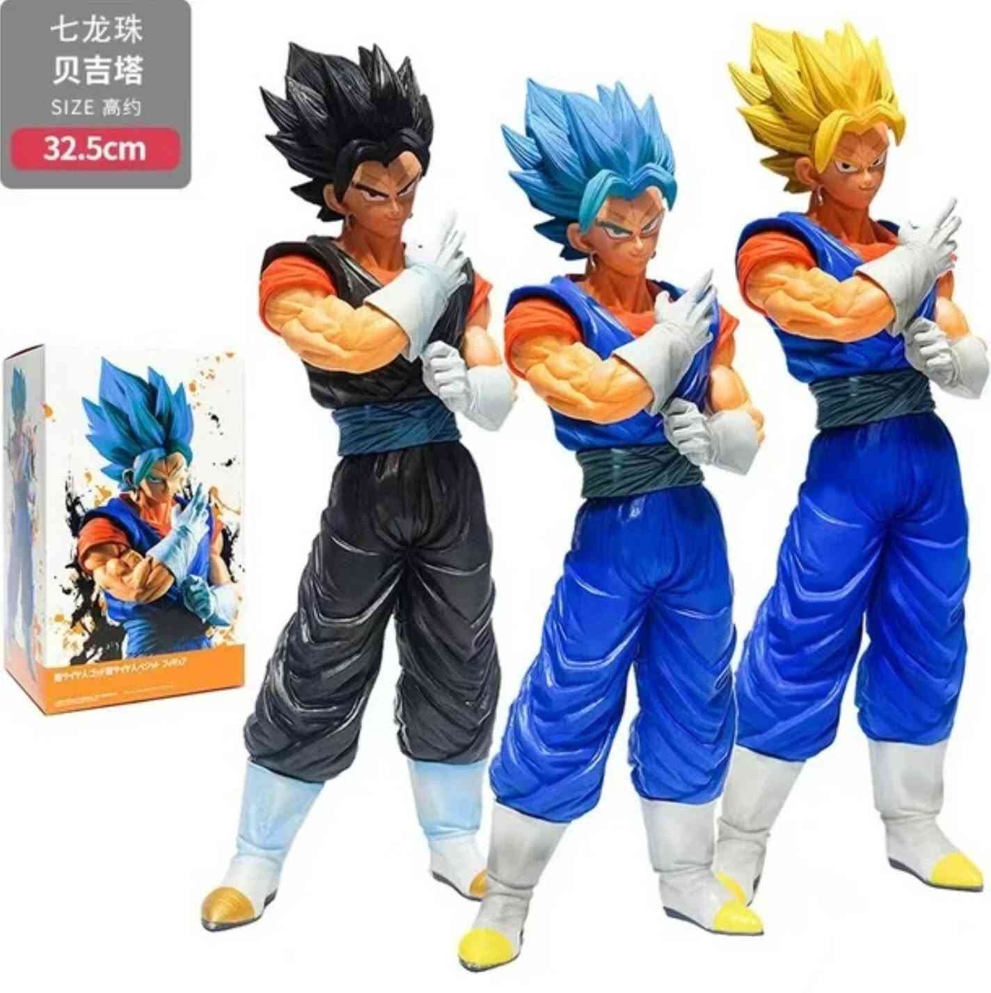 نبذة باستخدام الذكاء الاصطناعي    +2                    مجسم شخصية فيجيتو (Vegito) من أنمي دراغون بول، يبلغ طوله حوالي 32-33 سم ومصنوع من مادة PVC.يتميز المجسم بتفاصيل دقيقة مثل أقراط البوتارا (Potara earrings) والملابس المميزة للشخصية.يمكن العثور عليه في متاجر الألعاب عبر الإنترنت مثل eBay، Amazon، و AliExpress تحت مسميات مختلفة مثل "Dragon Ball Black Big Vegeta".


**إذا كنت صاحب هذا الإعلان وتريد حذفه لأي سبب، رجاءا أرسل رسالة إلى الدعم الفني**
