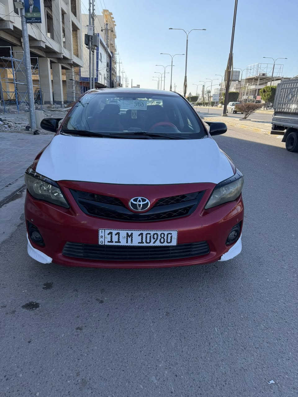 السلام عليكم كورلا 2013 امريكي رقم بغداد الجديد سياره حيل حلوه وجاهزه كير محرك خير من الله تخم تاير سياره متصرف عليها جاهزه بيها مكانات صبغ ابيع احزام شرط بدون اي دواخل دواخلها كلها بلاديه وع شركه السعر 113 وبلخير على ياخذها مكاني الانبار فلوجه رقم الهاتف ***********////***********
