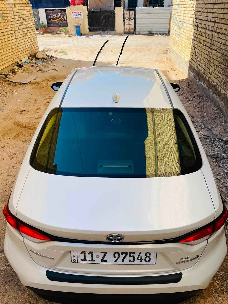 السلام عليكم  (للبيع فقط )
كورلا  هايبرد وارد امريكي  مديل 2024  ياباني وليس صيني  بغداد باسمي ماشيه 29 
مواصفات  نص فول 
ويل كب حجم 16 اصلي 
بصمه تشغيل بصمه ابواب  بصمه جنطه
رادار 360 كل الجوانب وباقي المواصفات معروفه
حادث دعاميه فقط ومبدله نفس الون اصلي بدون صبغ السياره بدون دواخل بدون تكحيل بدون تبديل 
ايرباك برده ودركه  
والباقي كفاله عامه من الشخط 
السعر (162) وبيه مجال بصيط 
 عنوان بغداد  الكرخ حي التراث 
الهاتف ***********
