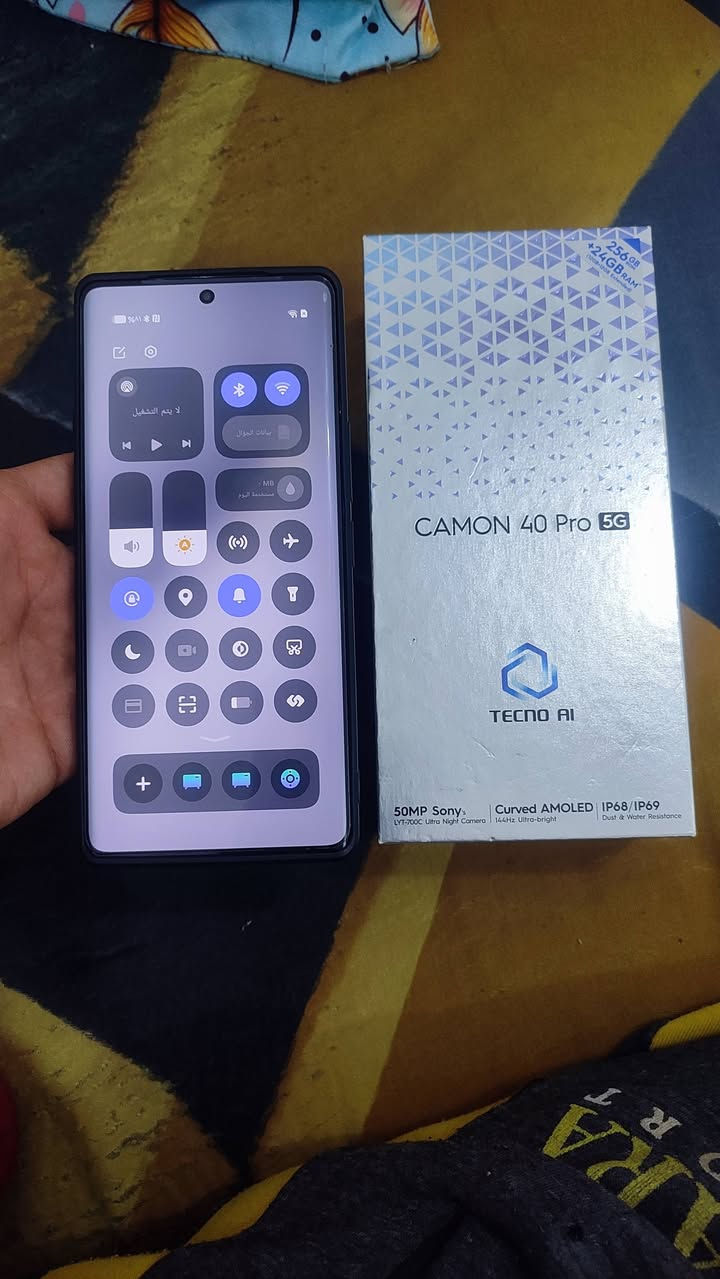 سلام عليكم جهاز كامون 40برو 5G جديد بمعناه كلمه  ذاكرا 256 عشوائية 12+12 فول مواصفات أخذته اول ما نزل ب425 رايدا ب300سبب البيع محتاج فلوس لو ما محتاج ما بيعه والله  نجف ***********9
