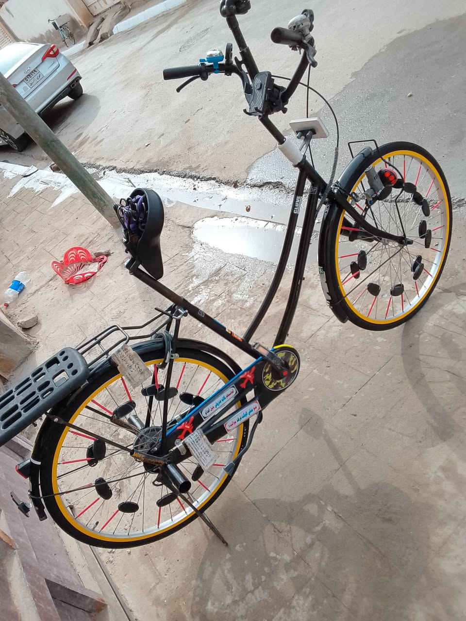 سلام عليكم باسكل 2018 شركة كلوفي 👻
جاهز 💯
تايرات جوابة جدد 👍
بريكات صفارة 🎭 
ستان مبايل ستان نص 🗿
كاسحة سرج قلاب 👀
الباسكل تاخذة كبل للشارع 🛣️
مكاني ديالى كنعان 🚧
السعر 150 وبي مجال 🤌💵
الشراي يراسلني خاص ويدلل 🌹♥️
بيع او مراوس بدراجة شحن 🤝


**إذا كنت صاحب هذا الإعلان وتريد حذفه لأي سبب، رجاءا أرسل رسالة إلى الدعم الفني**