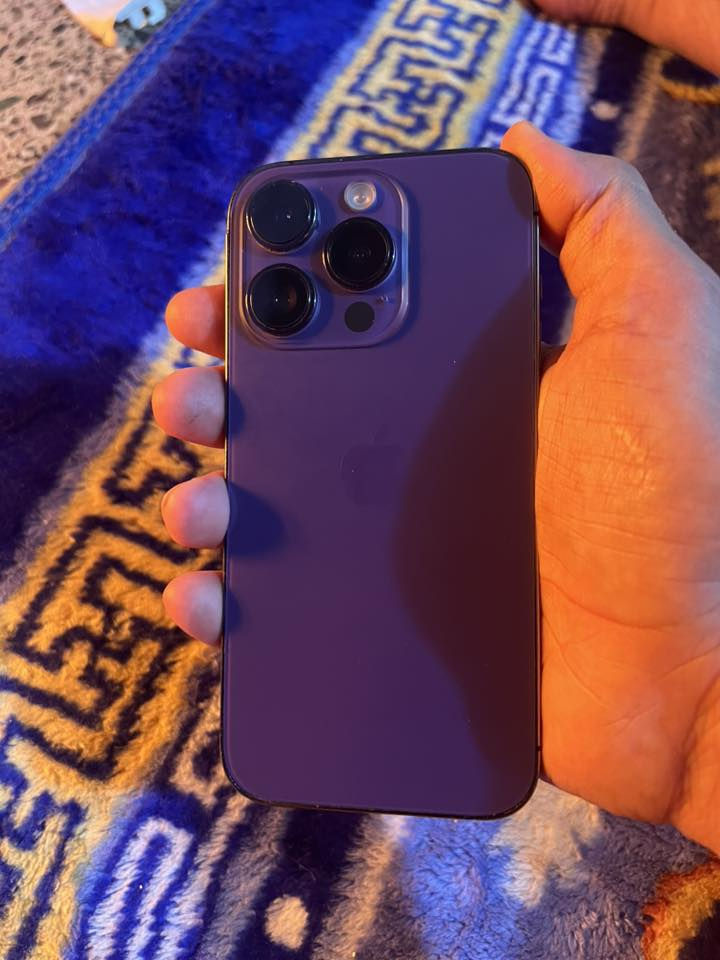 ايفون 14 برو   ذاكره 128 بطاريه 100 مبدله 
مبدل شاشه احسن نوعيه فيس ايدي شغال
شرق اوسط ماستر  كله شغال السعر 450 
بي مجال مكاني بغداد***********
