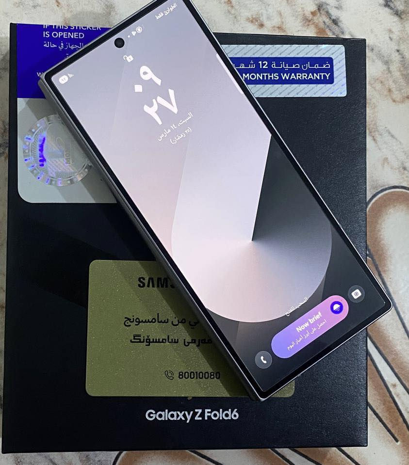 Samsung Z Fold 6 (256/12) dual شرق اوسط
إستعمال ساعات الجهاز اخو الجديد ضمان كامل للبيع وبسعر جداً مناسب للعلم سعر الجديد مليون و ٦٠٠
مكاني بالحله *********** واتساب او اتصال 
تحياتي للجميع
