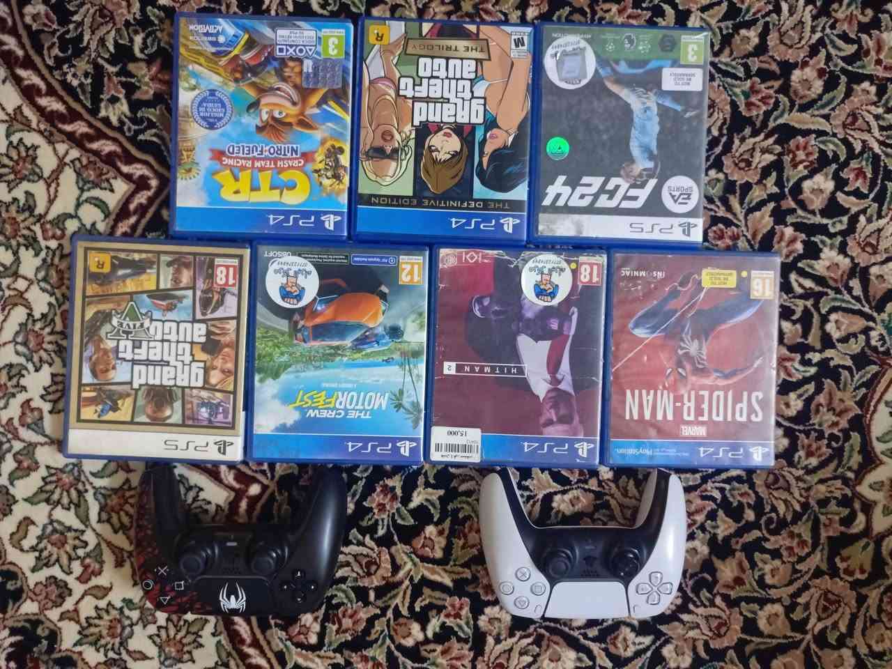 السلام عليكم بلي 5 للبيع كامل ملحقات مع اقراص 𝐅𝐂 𝟐𝟒 ⚽
𝐆𝐓𝐀 𝟓 🔥
𝐂𝐓𝐑 𝐍𝐈𝐓𝐑𝐎 𝐅𝐔𝐄𝐋𝐄𝐃 كراش سباق 🏎️ 
𝐇𝐈𝐓𝐌𝐀𝐍 𝟐 🗡️🔥
𝐒𝐏𝐈𝐄𝐑 𝐌𝐀𝐍 🕷️🕸️
𝐓𝐇𝐄 𝐂𝐑𝐄𝐖 𝐌𝐎𝐓𝐎𝐑 𝐅𝐄𝐒𝐓 🚗
𝐆𝐓𝐀 𝐓𝐇𝐄 𝐓𝐑𝐈𝐋𝐎𝐆𝐘 الثلاثية 🔥✨
العنوان | بغداد | الدورة | حي آسيا 📍
للاستفسار خاص
***********
