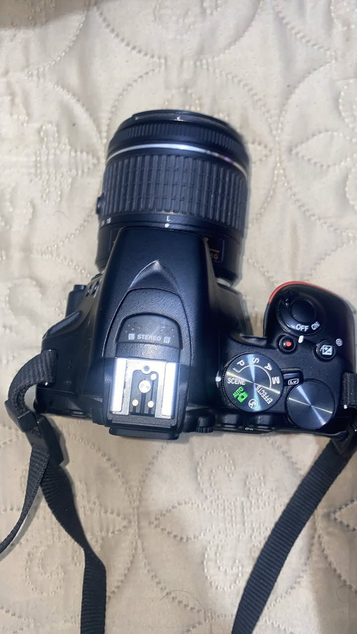 سلام عليكم
كامره نيكون 5600
عدسه 150,500
عدسه18,55
ملحقات،بطاريه،شاحنه،رام،جنطت كامره جنطة زرم
رام،توصاله نقل
ستان رياضي 
نضافه90/100
شتر25k
السعر خاص

صورت لكامره
***********
